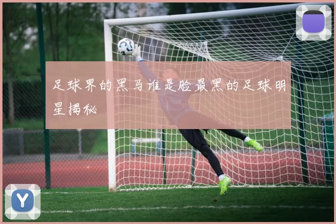 足球界的黑马谁是脸最黑的足球明星揭秘