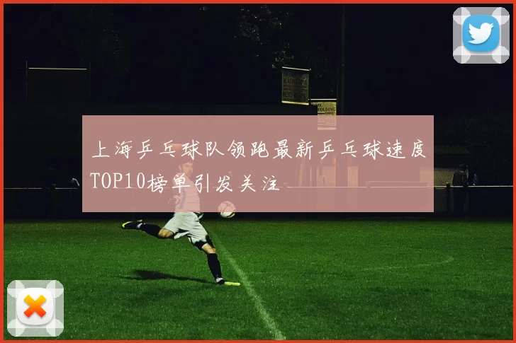 上海乒乓球队领跑最新乒乓球速度TOP10榜单引发关注